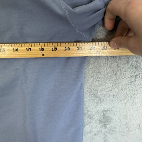 Bylt Shirt Mens XL Drop Cut Premium Basics Blue Short Sleeve T Shirt Performance - Picture 5 of 7